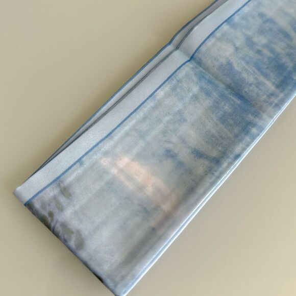 Blue and Green Artistic Scarf A1194 - Picture 3 of 3